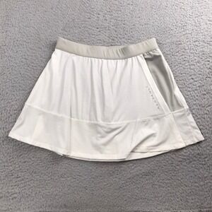 Redvanly Skort Women Medium White Grey Athletic‎ Golf Tennis Activewear Skirt